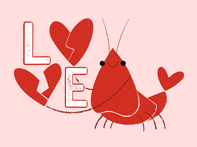 You’re my Lobster 🦞 animal card childrens book cute greeting card illustration lobster love picture book story type valentines day