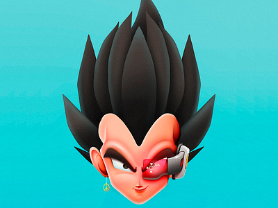 Vegeta Peace and Love anime dragonball goku japan manga vegeta