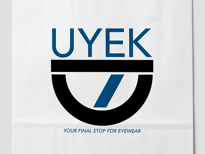 Uyek Bag art direction blues branding deliverables logo design modern print design sleek