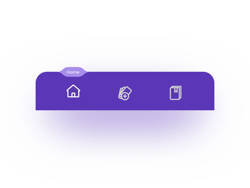 Card Game Tab Bar app design illustration ui ux