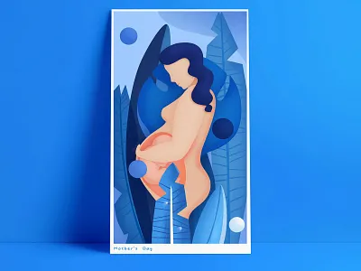 Mother's Day design illustration