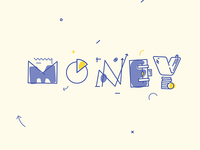 spending illistration money spending typo webillustration