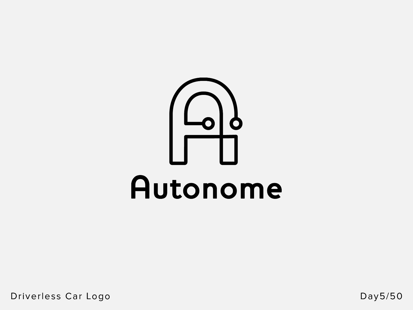 Autonome - day 5 - Daily Logo Challenge brandidentity branding brandlogo brandmark design graphicdesign icon identity learnlogodesign logo logodesign logodesigner logogrid logoinspiration logomark logoprocess logos logotype monogram typography