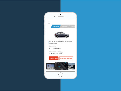 Ford Aspire Showcase ford gallery image pricetag tags ui design ux