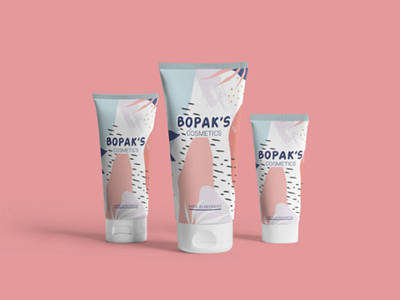 Bopak Cosmetics cosmetics logo packaging poster ui ux website