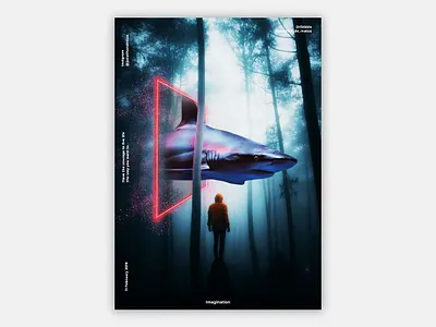 Imagination color design designer gradient graphic imagination photoshop photoshop art portal poster poster art posters