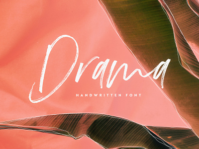 Dramaaaaaaaaaaaaa! bold branding brush dry handmade handwriting handwritten instagram kahlo lettering ligature logo marker script signature swash swashes trendy typography wedding