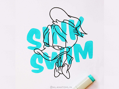 Sink Swim alana tomlin alanatomlin disney donald duck duck sailor sink sink swim swim tattoo