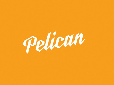 Pelican Gin alchohol branding design drinks gin identity lettering logo logodesign los angeles luxury luxury branding type