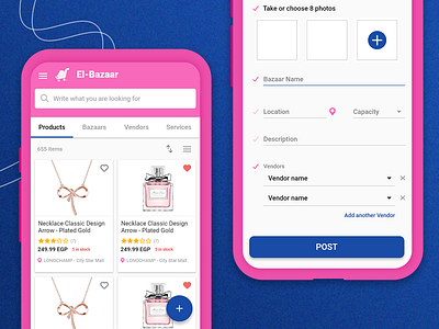 El-Bazaar - e-commerce app andriod design e commerce app material design mobile mobile app design product design ui ux