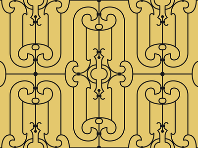 #Portalesilustrados - Av. Nuevo León 114 doors illustration ironwork pattern pattern design portalesilustrados portals puertas