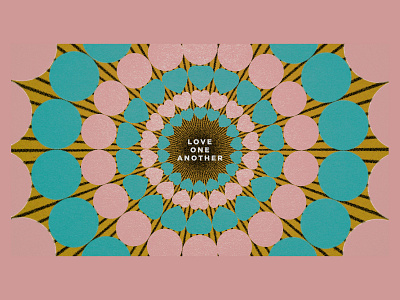 love one another another christian heart illustration love minimal sereis art series shapes texture