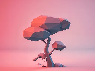 tree c4d tree design 3d