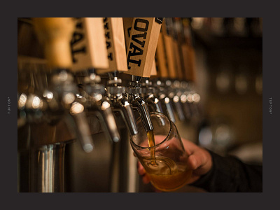 Oval Craft Brewing / Tap Handles branding design identity industrial design logo