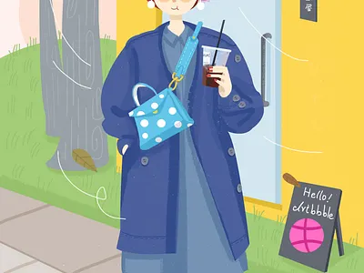 Hello Dribbble 插图