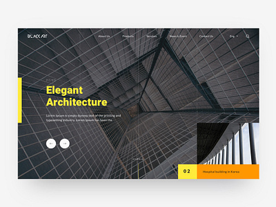 Just another quick exploration architechture black dailyui elegant uidesign