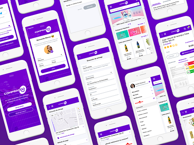 ComprasGO | App UI Design clean design layout marketplace ui ux