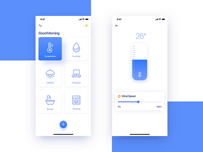 Intelligent Home Furnishing app design icon