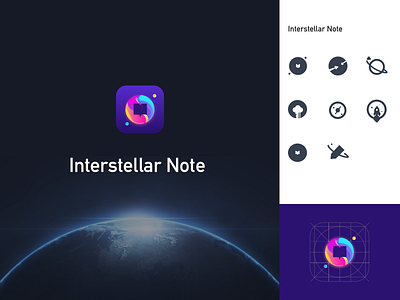 星际笔记 ui 图标
