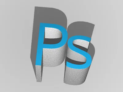 Photoshop 3d Text 3d art photoshop