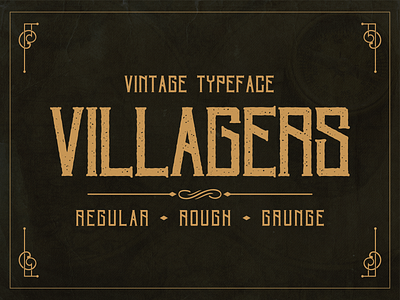 Villagers Font font font awesome font bundle font collection font design typeface typeface design typeface designer typeface. lettering