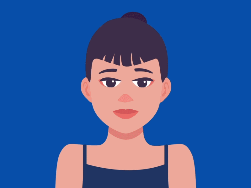 Face Recognition animation app design dribbble face id face recognition flat illustration technology tutorial ui ux animation walkthrough woman