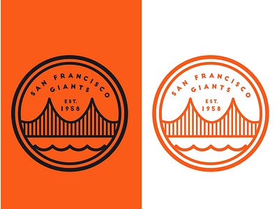 San Francisco Giants Logo Badge design graphic design illustration logo design sports