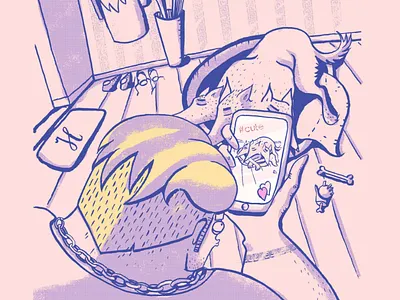 Modern Herkules illustration digital mythology