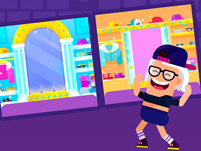 Dressing rooms design game game art gamedesign gamedev partymasters