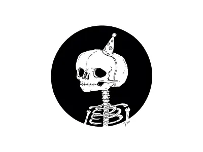 Birthday Boy design illustration inktober 2018