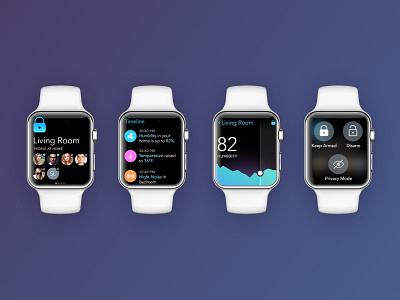 Angee Apple Watch app apple design graph ios ui watch