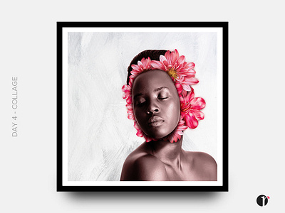 PS Daily Creative Challenge - Day 4 Collage adobe behance daily creative challenge flower photography photoshop women