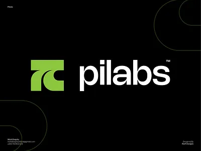 Tech, laboratory, Pi, Minimalist - Pilabs Logo Design brand identity branding design graphic design icon illustration logo typography vector visual identity