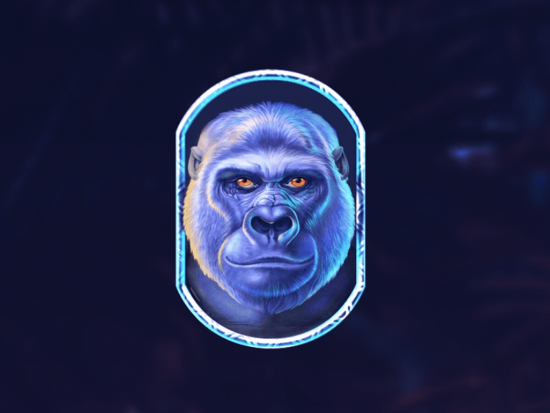 Gorilla 2d animation character game gamedev gif gorilla monkey slot spine vfx