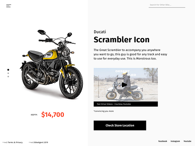 Bikeagent branding design flat minimalist simple design sketch ui ux web website