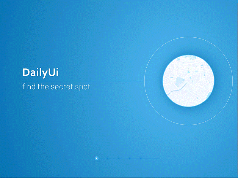 Daily UI #003 - Landing Page animation dailyui design ui ux