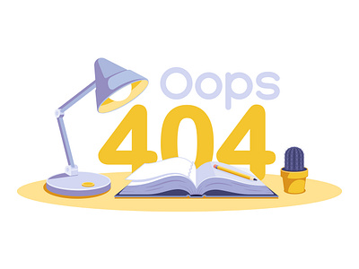 oops 404 error 404 404 error 404 error page 404 page design flat illustration illustrator vector