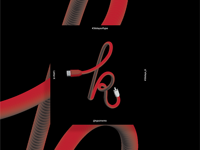 K For Kabel Means Cable In Papiamento aruba culture design graphic graphic design illustration illustrator cc type typography vector