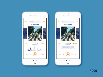 UI 009 009 app daily 100 challenge dailyui design music app music player ui uidesign