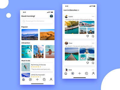 Travel APP app travel ui ux