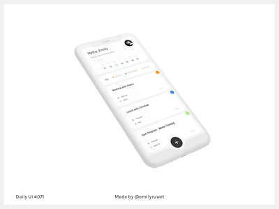 Dailyui 71 adobe photoshop dailyui iphonex mockup schedule sketch app uidesign uxdesign