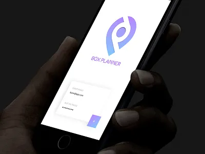 Boxplanner app concept logo