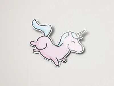 Unicorn Sticker icon logo sticker unicorn