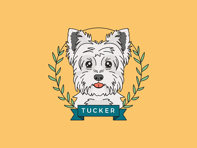 Portrait of a Parti Yorkie custom portrait dog dog portrait illustration linework parti yorkie pet pet portrait portrait yorkie