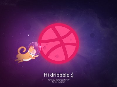 Hello! 🖐 debut hello dribbble invitation thank you