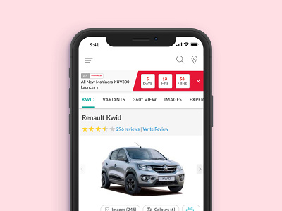 Countdown Ticker ad iphone x ticker time timeline timer ui desgin ux