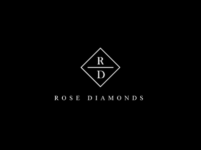 Rose Diamonds - Jewellery logo adobe flat illustration illustrator logo challenge logo design vector