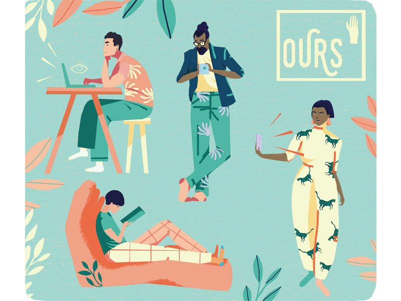 Example of Page Ours for Kostar Magazine