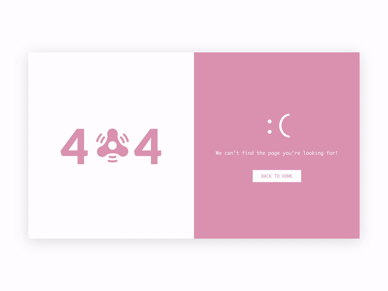 Daily UI Challenge #008 - 404 404 404 page adobe xd animation app dailui daily 100 daily 100 challenge daily challange design gif gif animation ui