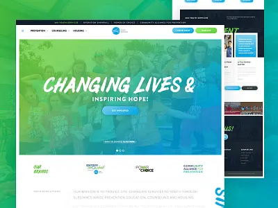 Yourth Services Website design homepage design web website